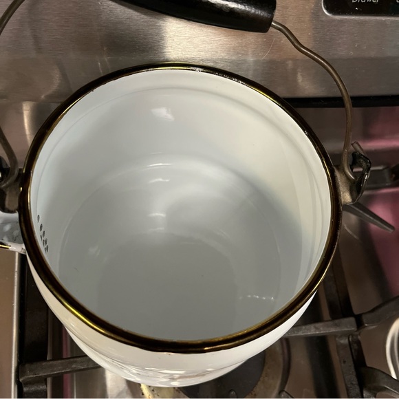 Vintage MCM Georges Briard Enamel Teapot Kettle Pineapple Ambrosia - Picture 6 of 6